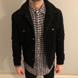 BLACK CORDUROY JACKET
